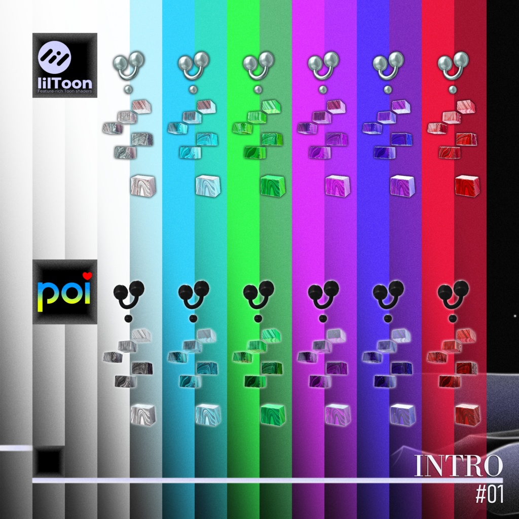 💎 The Concrete Dangle Earring 【FREE / GRATIS / 無料配布 / 무료 배포】