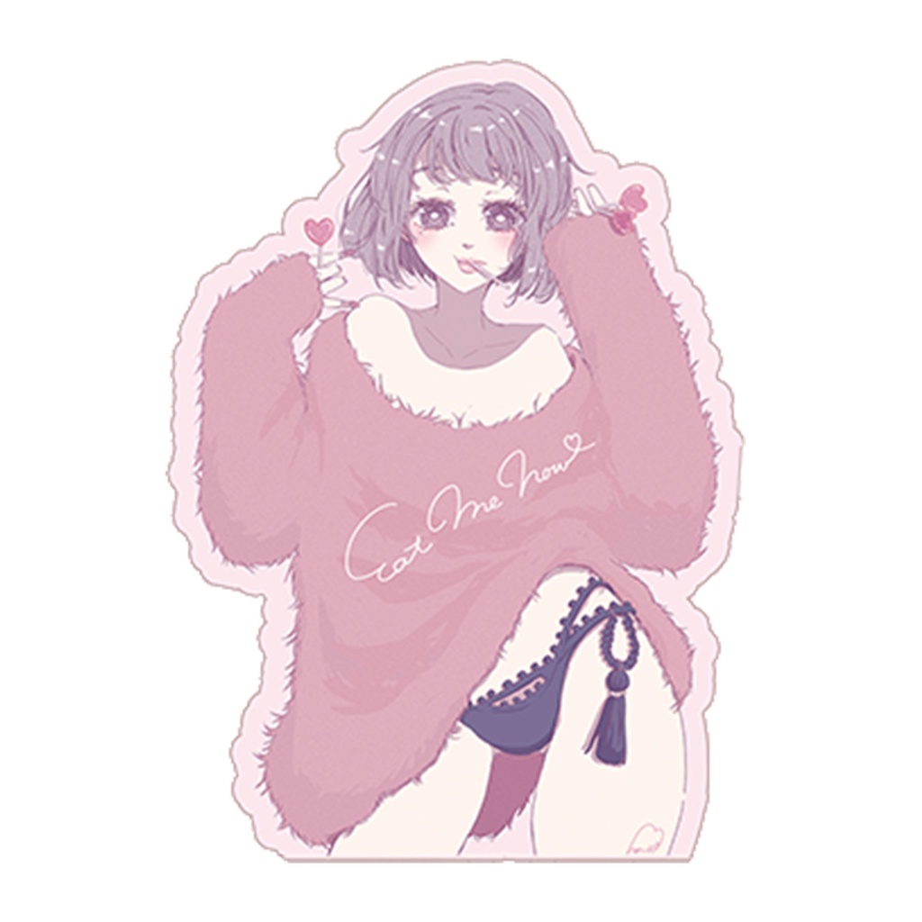 ステッカー『EatMe』