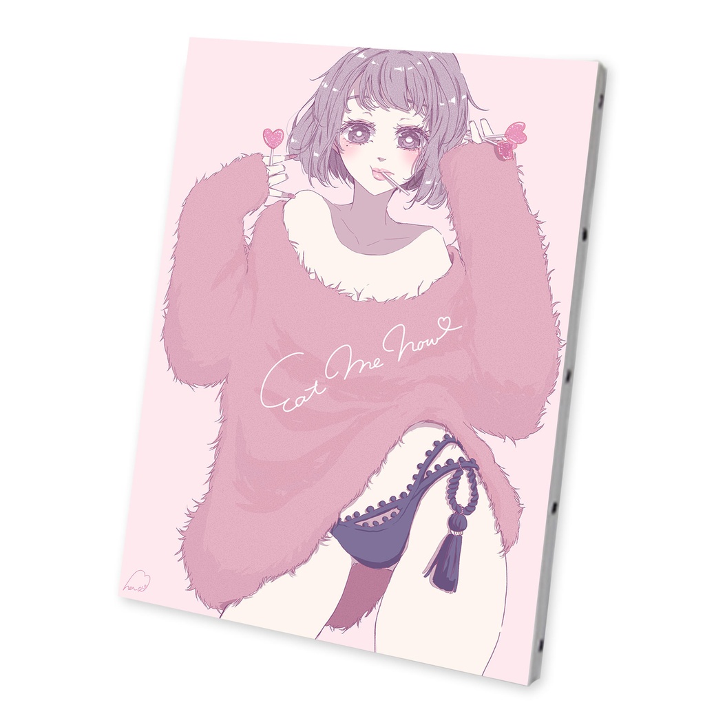 キャンバスボード『EatMe』