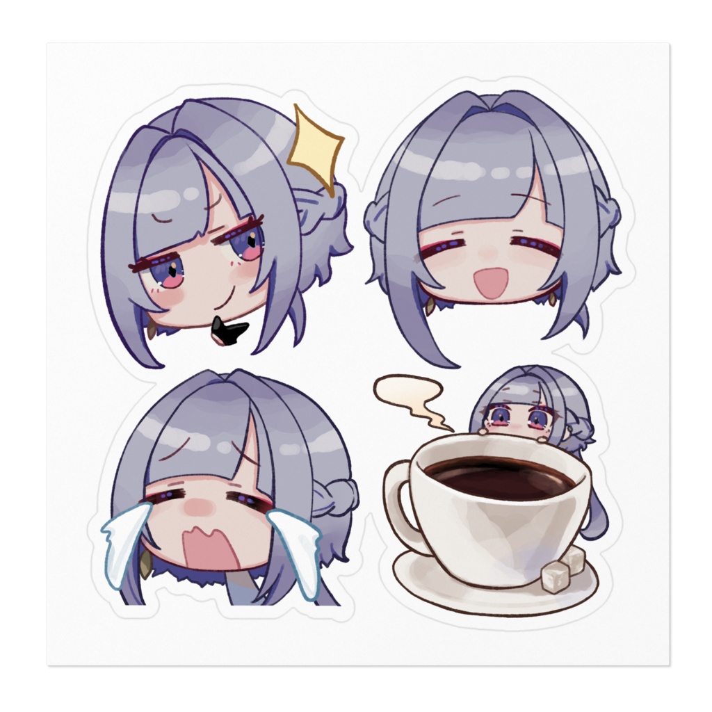 こごめ有 スタンプステッカー