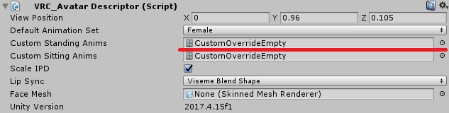 VRchat用idleモーション