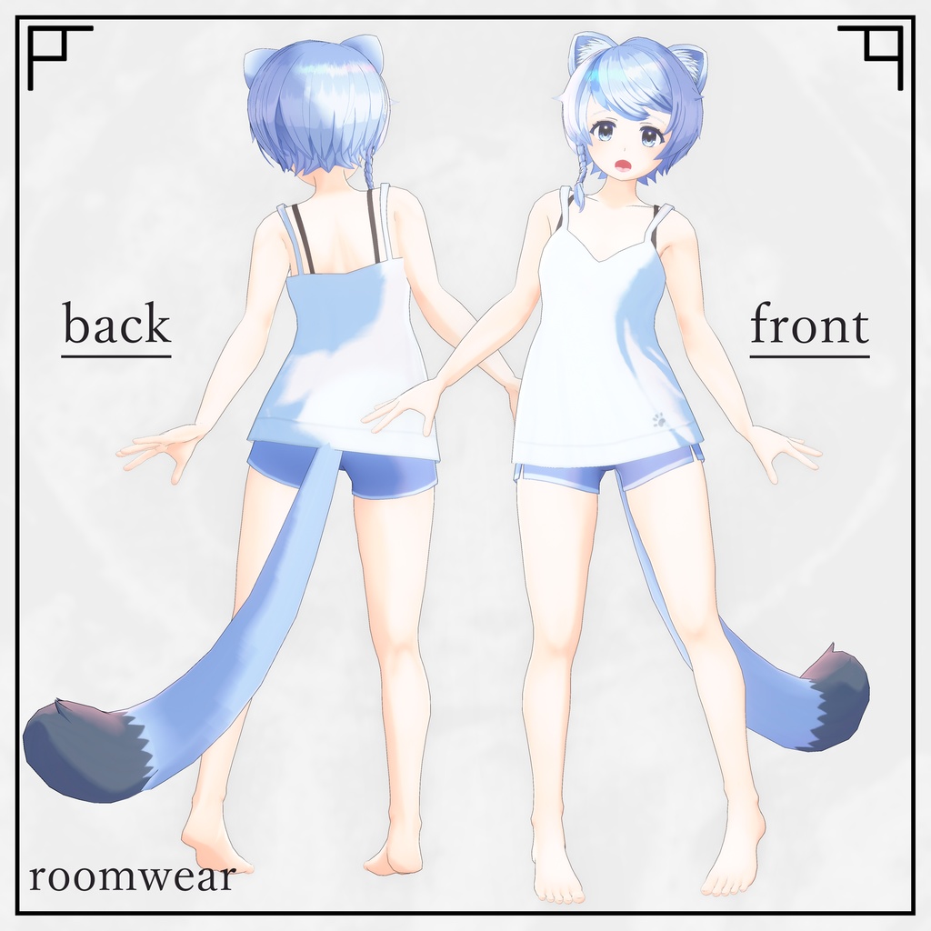 【VRChat向けモデル】えありぃ