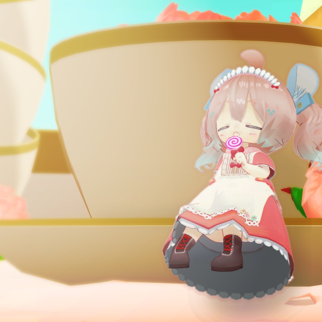 【Quest対応】【VRChat向けモデル】食いしん坊ねずみのまうちゃん