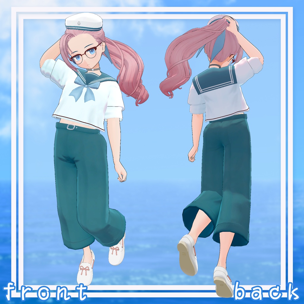 【VRChat向けモデル】おでこちゃん『~Octavia・Decontracte~』