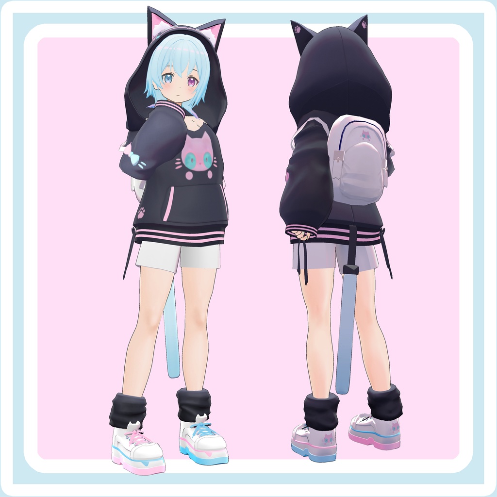 【VRChat向けモデル】とっか -Tokka -