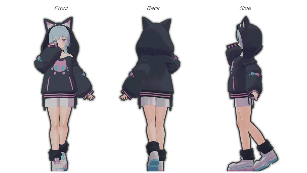 【VRChat向けモデル】とっか -Tokka -