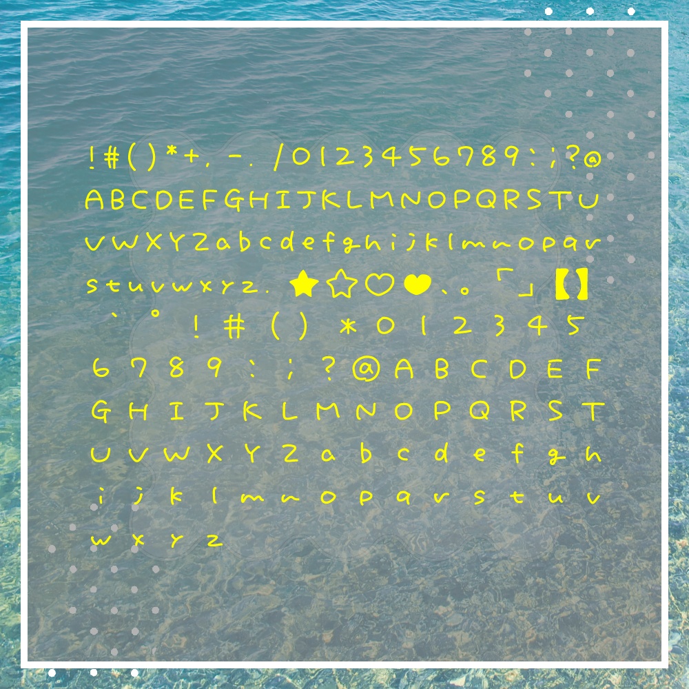 【フリーフォント版】フロートレモネード1.00