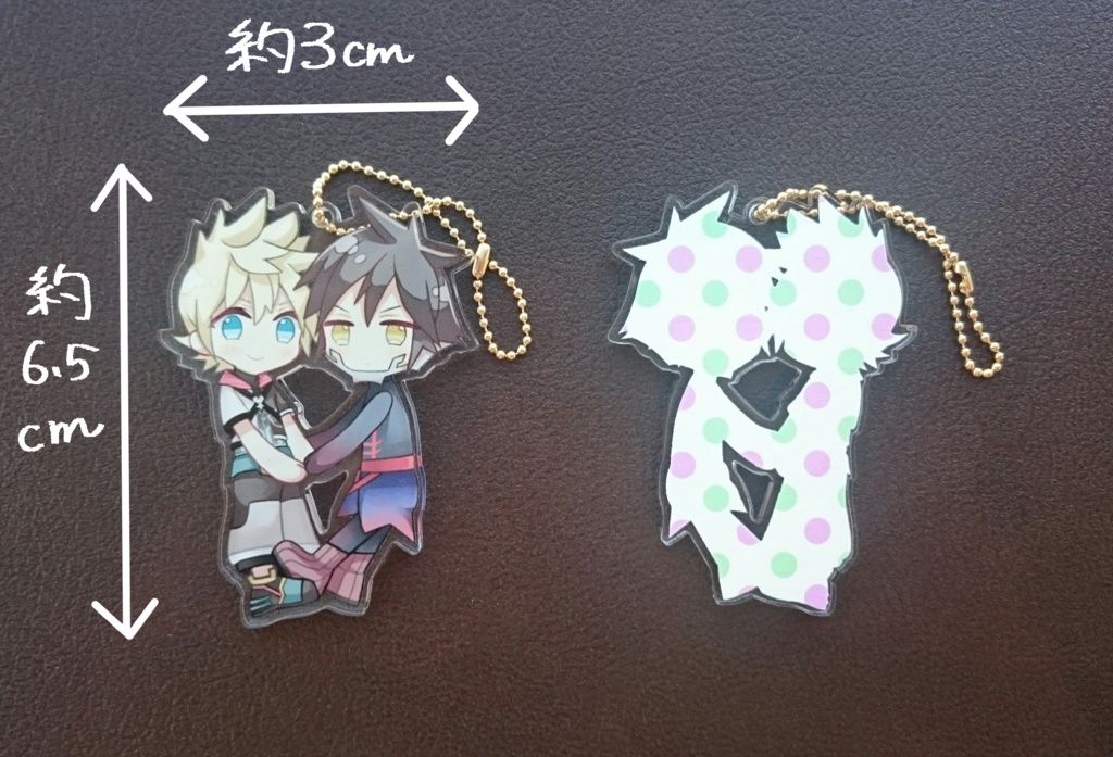 王国心ペアアクキー(おまけステッカー付き)