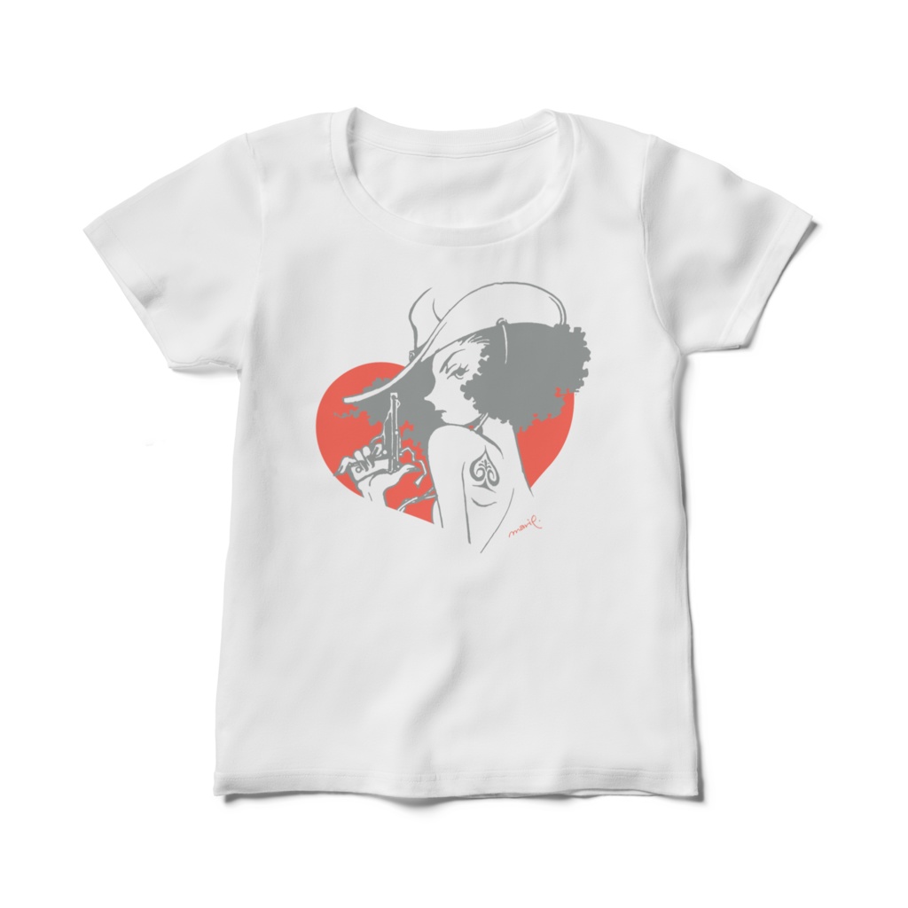 レディースTシャツ（marie hart）【break_through→】