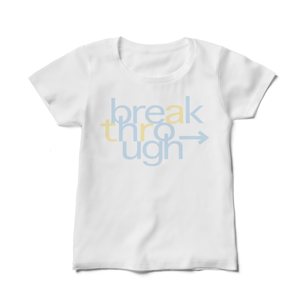 レディースTシャツ（beach）【break_through→】