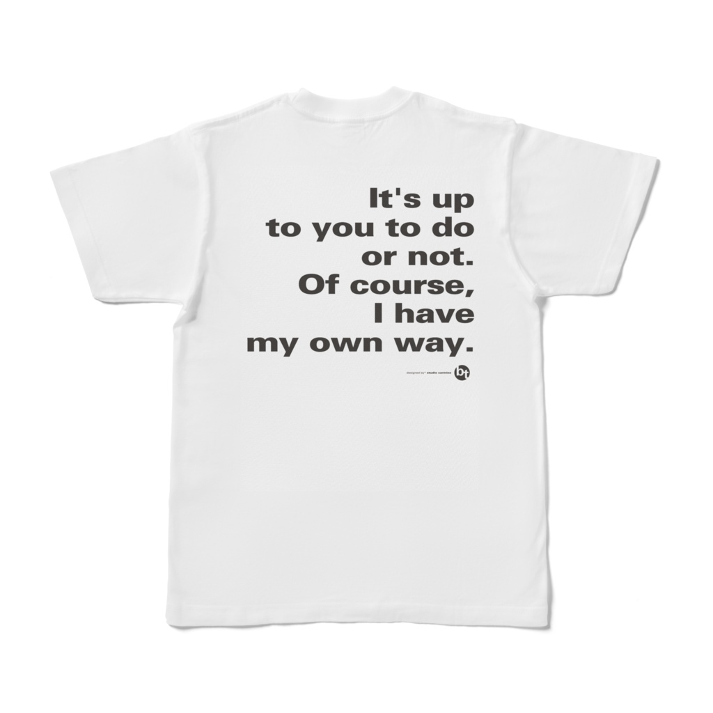 メンズTシャツ(ロゴタイプ赤)【break_through→】