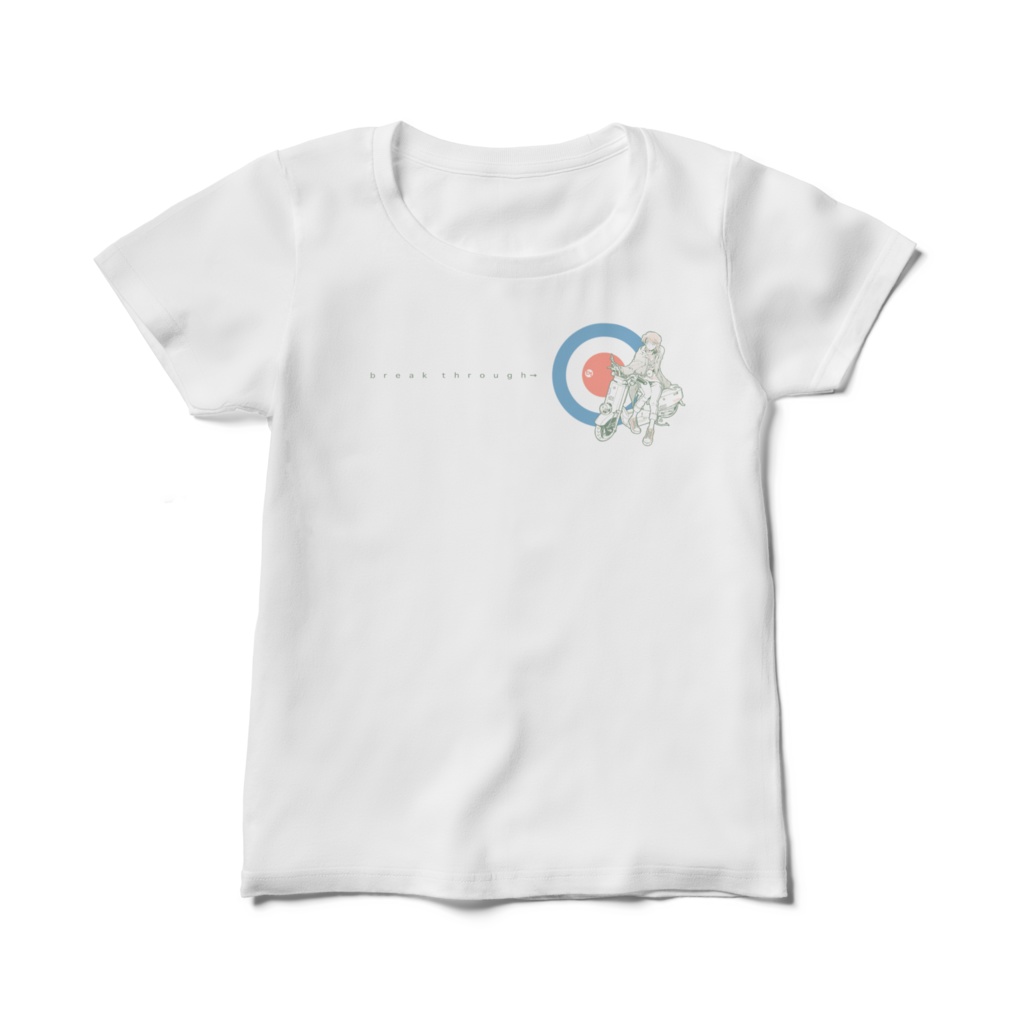 レディースTシャツ(vox_mods)【break_through→】