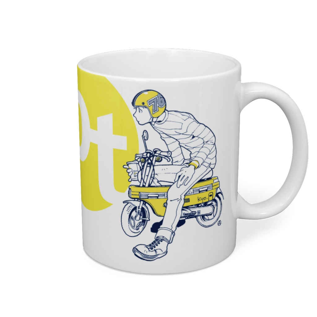 kyo + motocompoイエローマグ【break_through→】