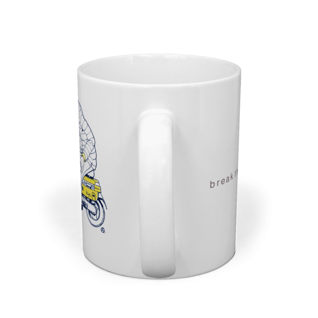 kyo + motocompoイエローマグ【break_through→】