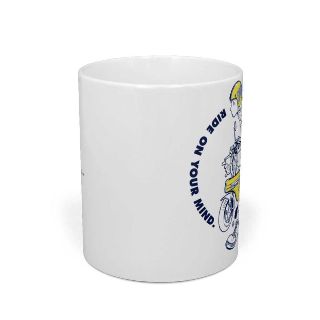 kyo + motocompoホワイトマグ【break_through→】