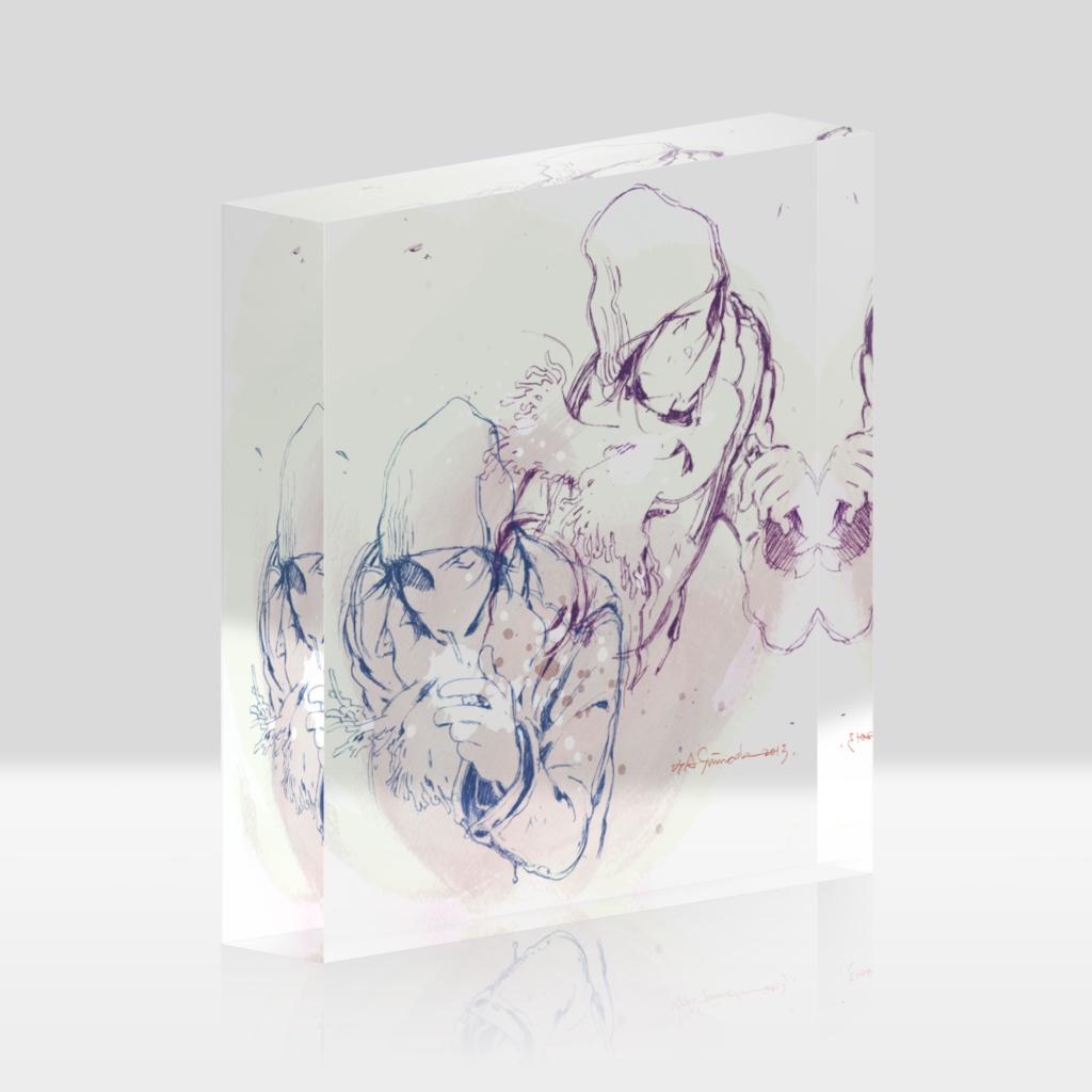 アクリルブロック(冬の風色)【break_through→】