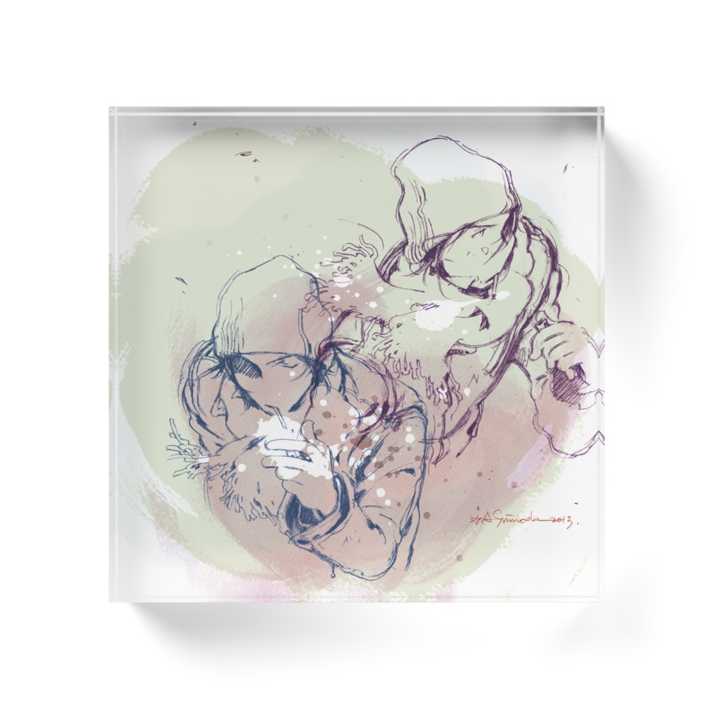 アクリルブロック(冬の風色)【break_through→】