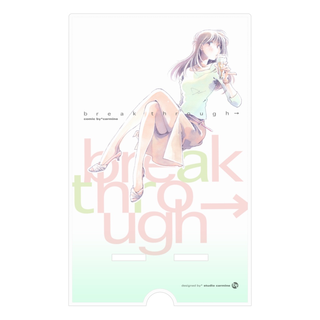 アクリルスマホスタンド(maki)【break_through→】