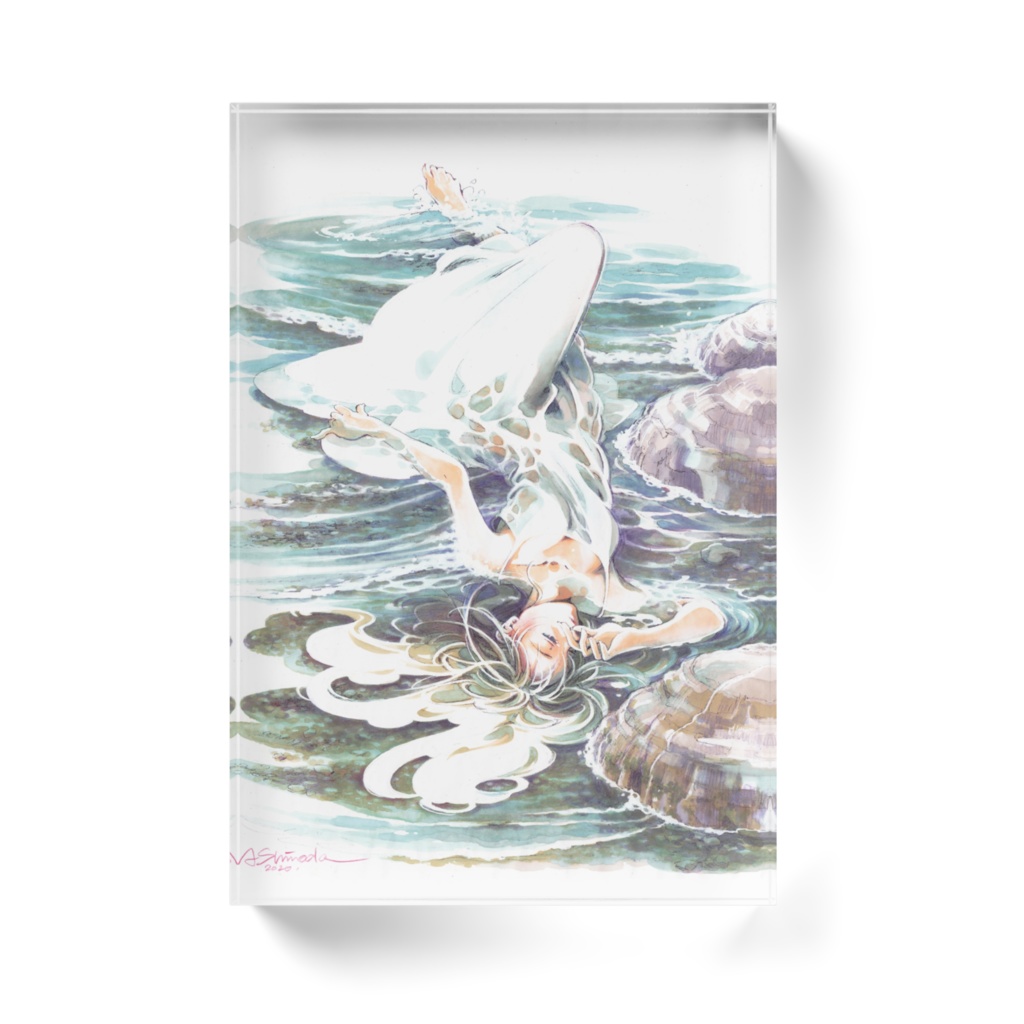 アクリルブロック(海辺にて)