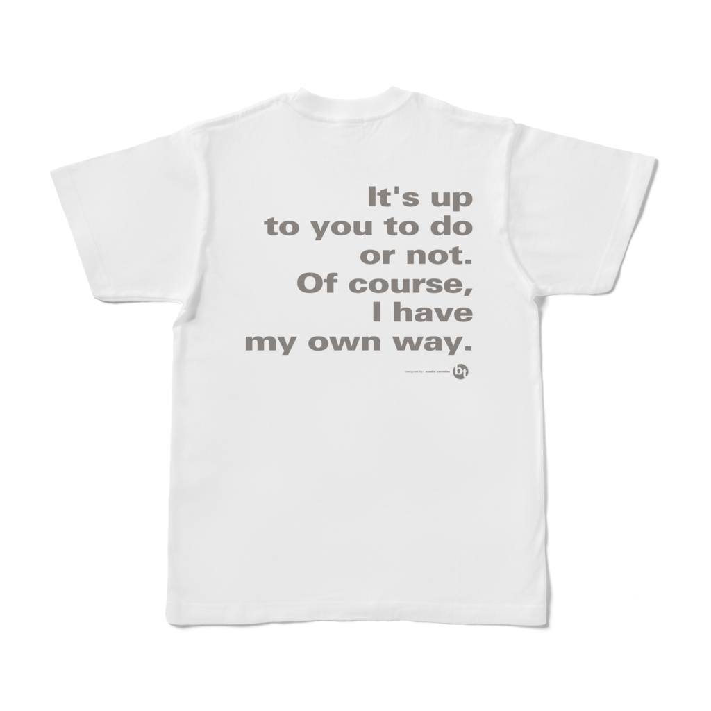 メンズTシャツ(パステル青)【break_through→】