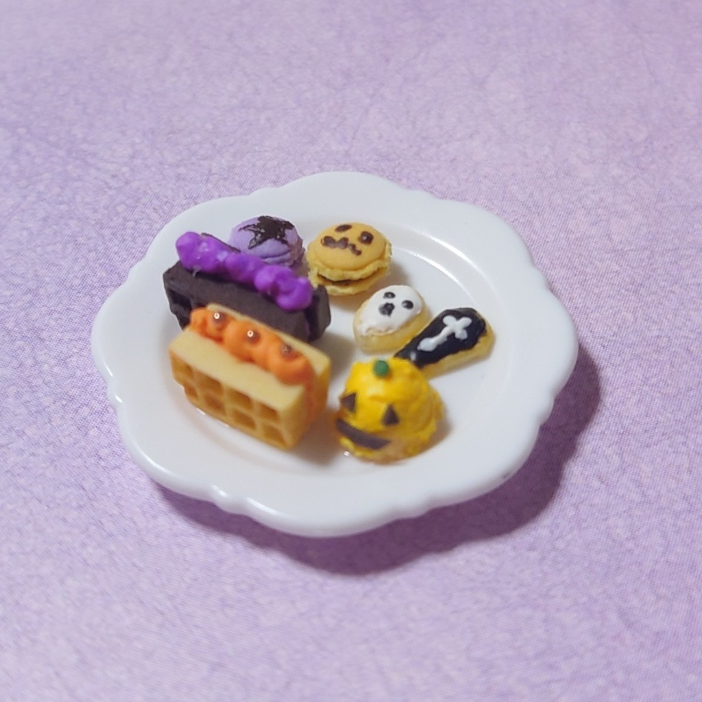 ハロウィンワッフルプレート