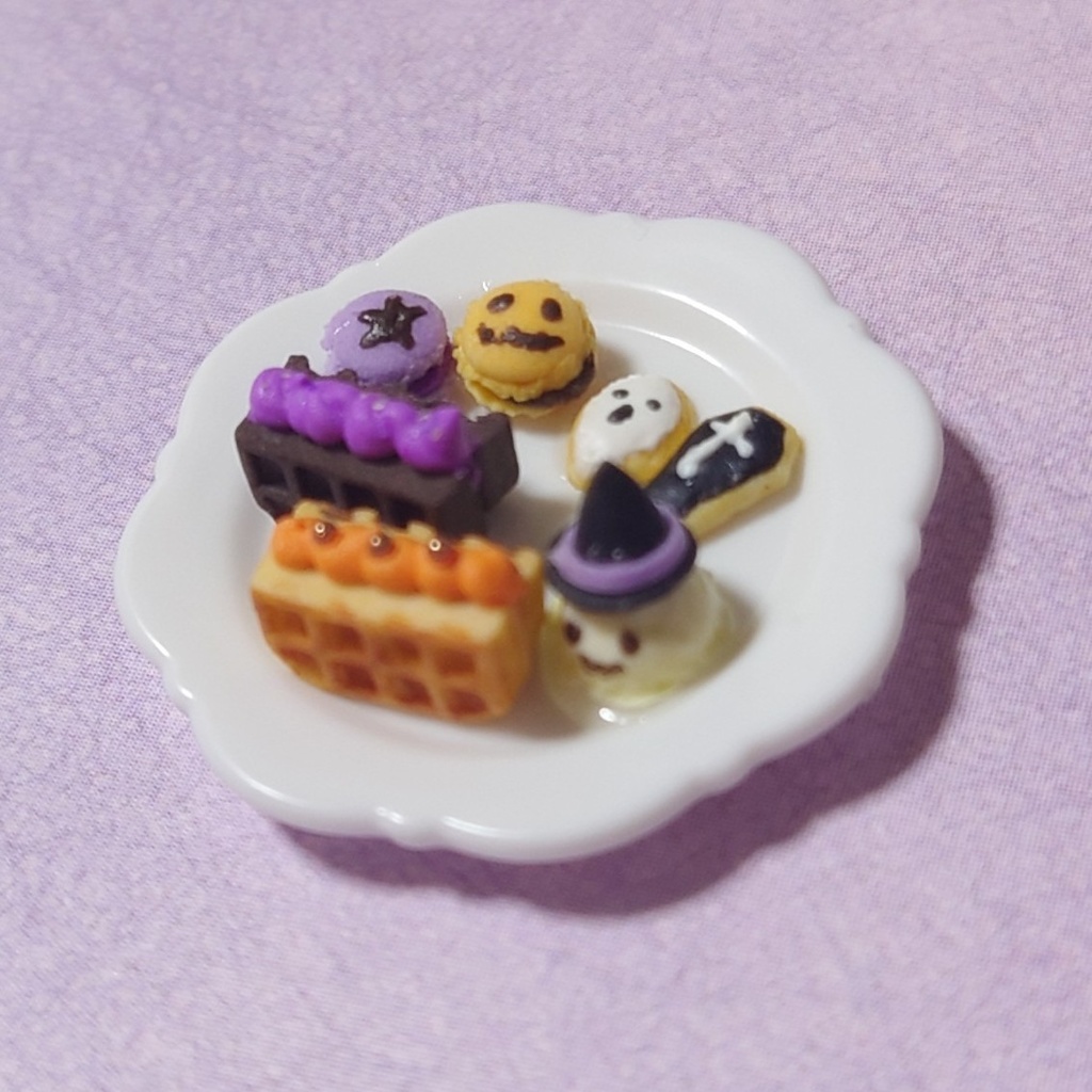 ハロウィンワッフルプレート