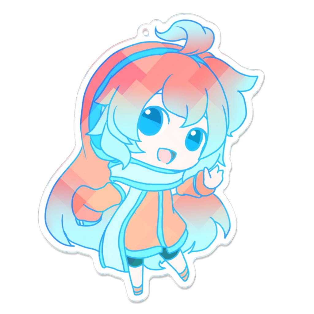 ルリルリ　アクリルキーホルダー