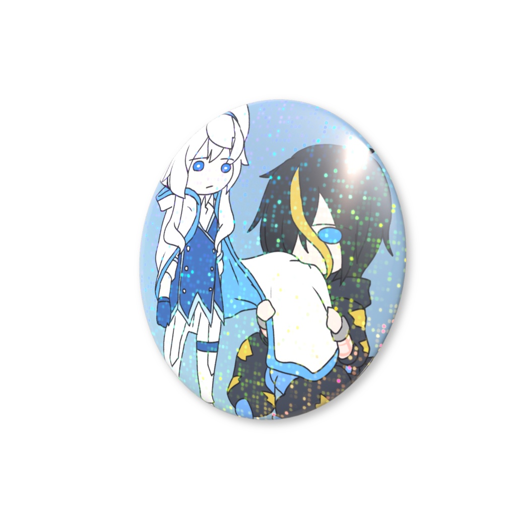 シンとラモルテ 缶バッジ