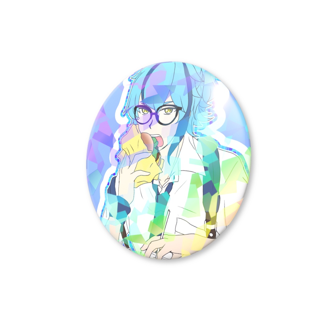 ラフなジャン 缶バッジ