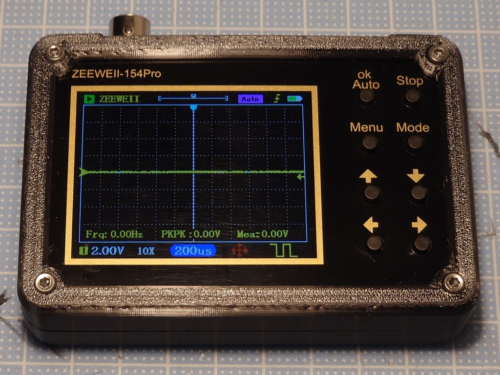 【無料DL】ZEEWEII DSO 154Pro 激安デジタルオシロスコープ用 ケースのSTLデータ