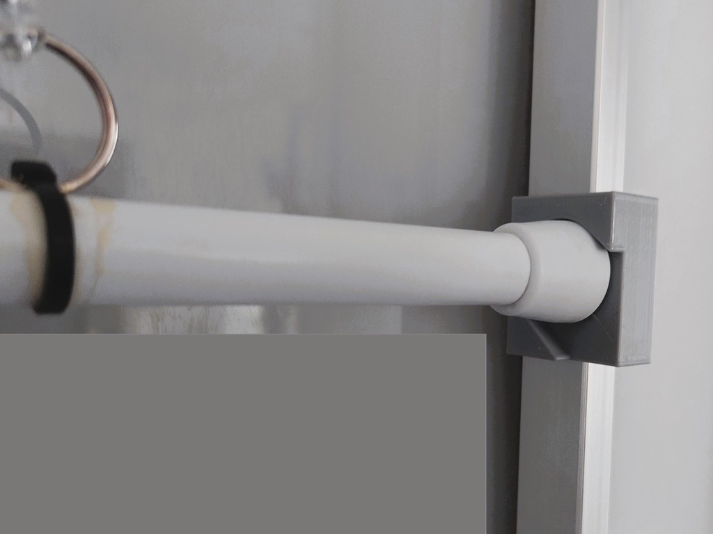 【無料DL】引き戸 耐震用 つっぱり棒ホルダーのSTLデータ