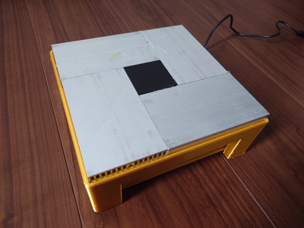 麦茶を煮出したやかん等の「粗熱取り器」フレームのSTLデータ