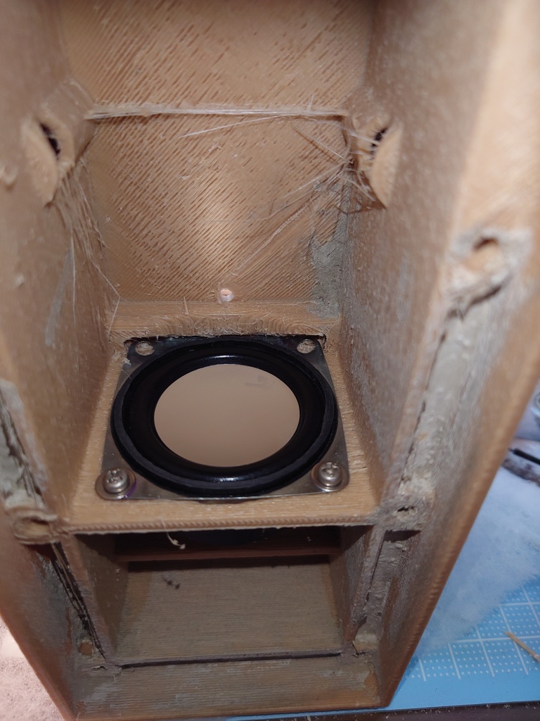 【VerUP】ダイソー300円USBミニスピーカーで造る 「3wayスピーカーのエンクロージャー」STLデータ