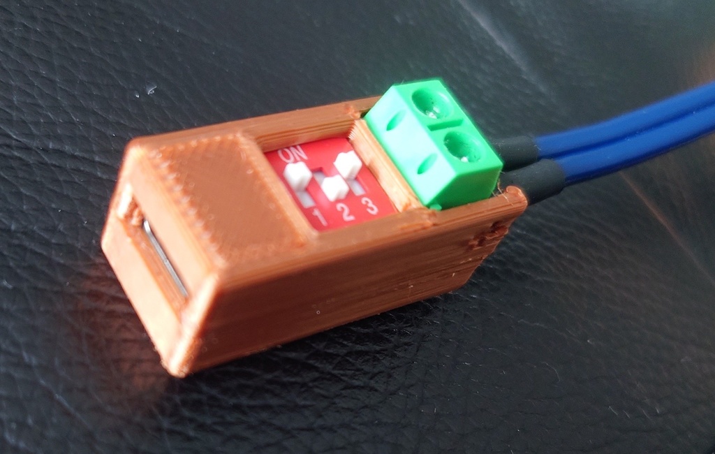 【無料DL】USB-C 電源 PD デコイボード 専用ケースのSTLデータ