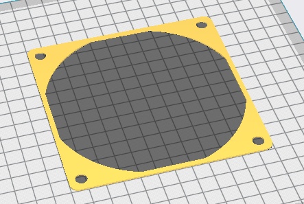 120mm汎用フィルターケースのSTLデータ