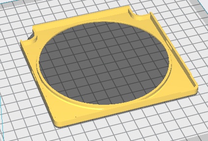 ELUTENG 12cm 2連 USBファン用フィルターケースのSTLデータ