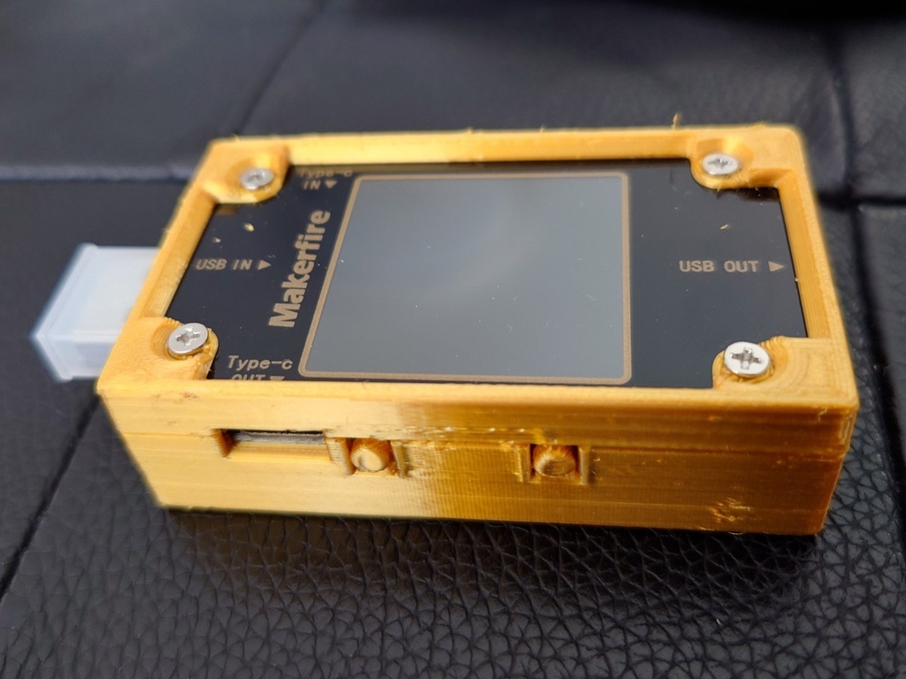 【無料DL】Makerfire N20 (1.54) USB電圧電流テスター専用 自作ケースのSTLデータ