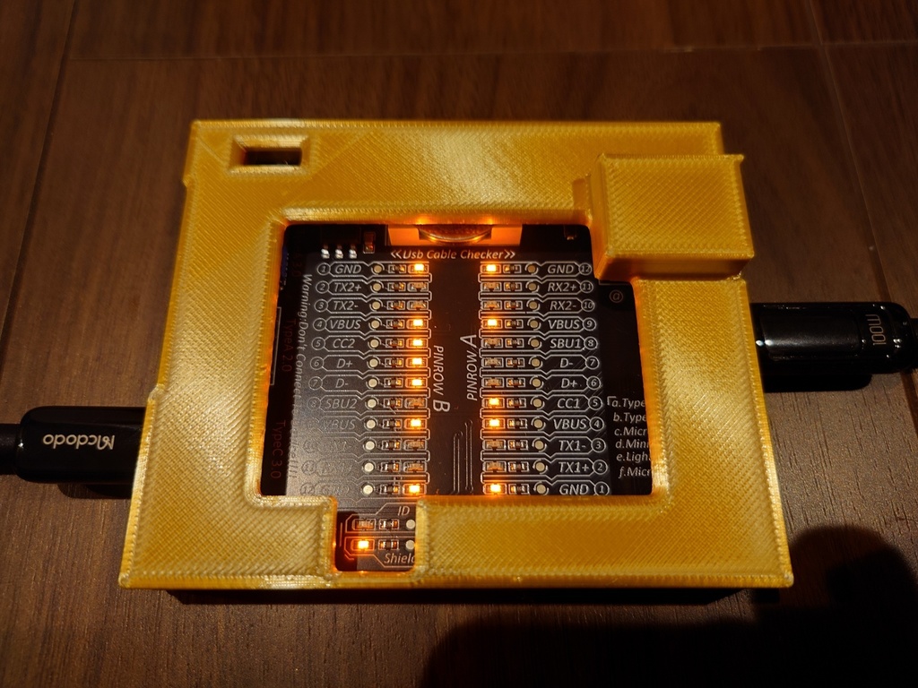 【無料DL】Treedix USBコネクタケーブルチェッカー専用 自作ケースのSTLデータ