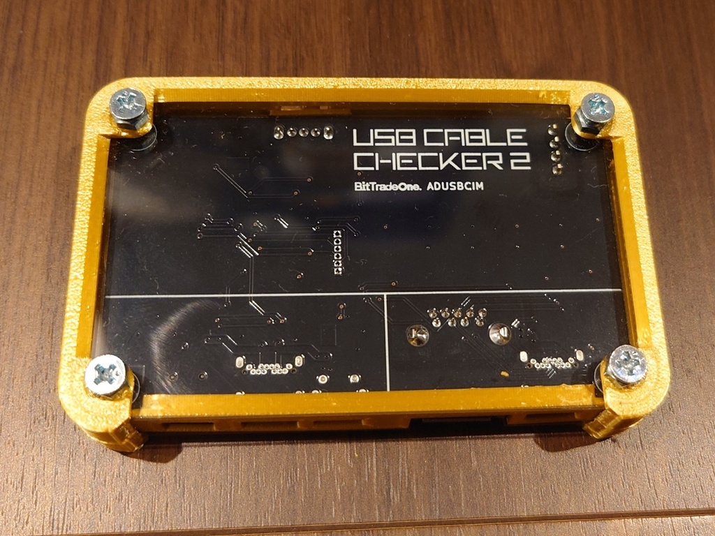 【無料DL】BitTradeOne USB CABLE CHECKER 2 付属ケース 補完キット のSTLデータ