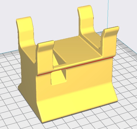 【無料DL】レトロ電話受話器型ヘッドセット置き のSTLデータ