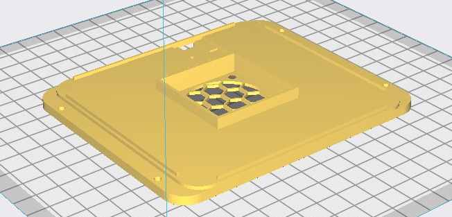 GMKtecミニPC NucBox G3(Plus)用 排気ファン付きフィルターケース のSTLデータ