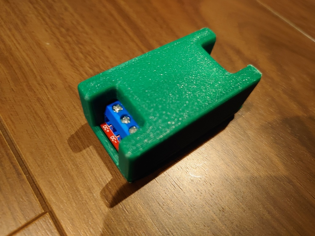 【無料DL】汎用 1チャンネル リレーモジュール用 保護ケース のSTLデータ