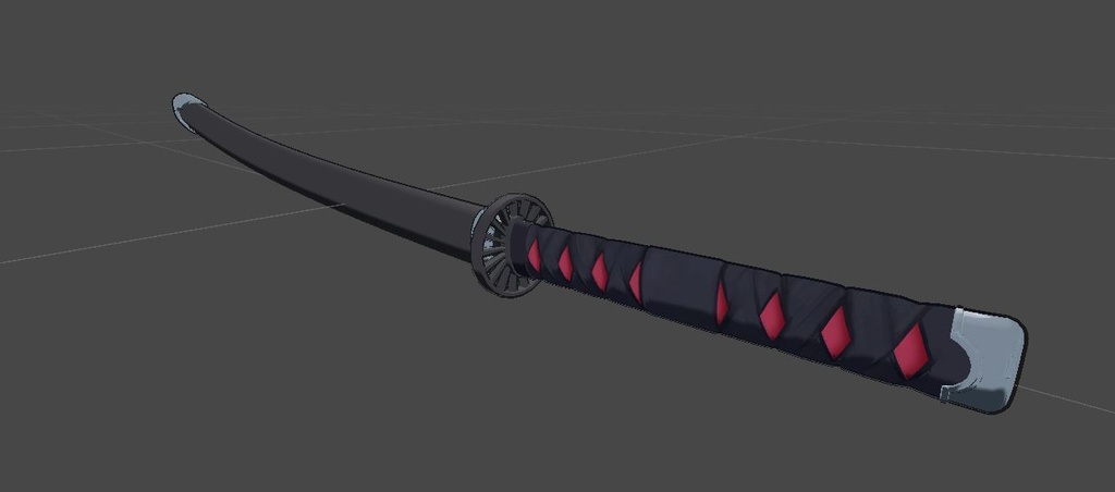 炭治郎のカタナ | 鬼滅の刃 | 3D Model, Blender + Unity