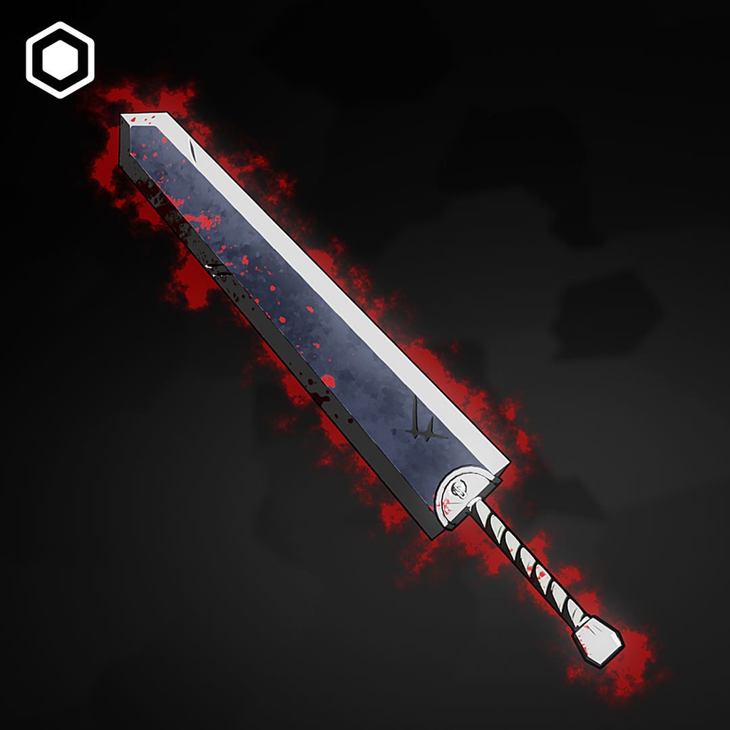 ガッツのドラゴンスレイヤー| Gut's Dragonslayer | VRChat Asset + Blend File