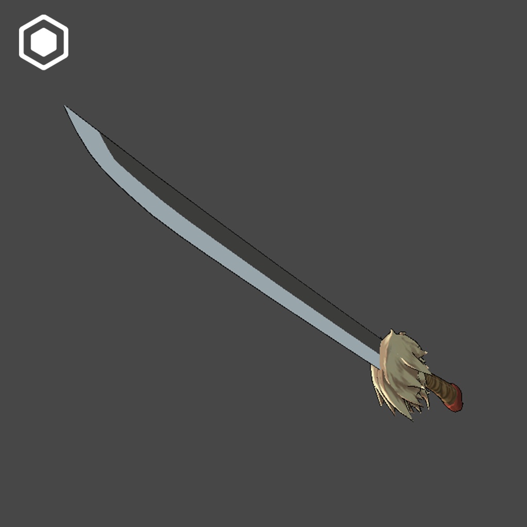 釈魂刀 | 呪術廻戦| Soulsplitting Katana | VRChat Asset + Blend File