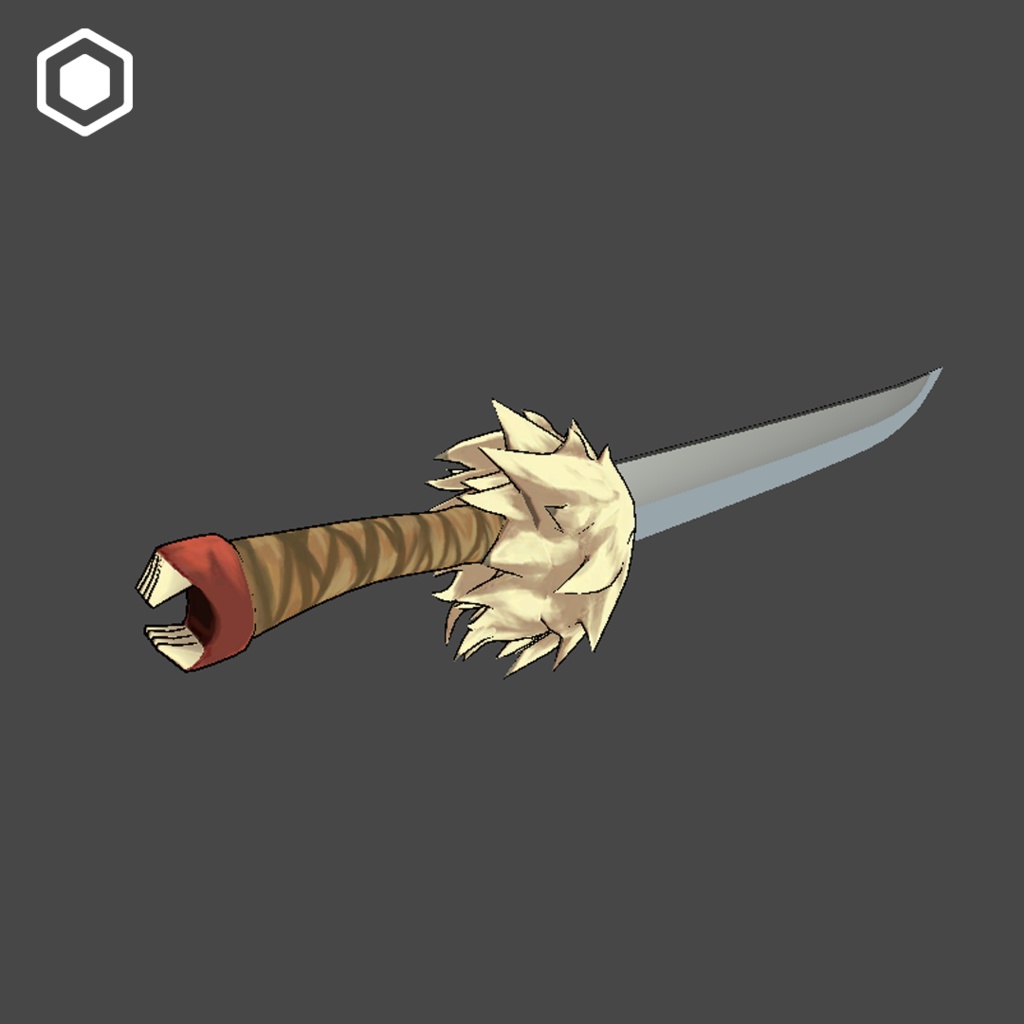 釈魂刀 | 呪術廻戦| Soulsplitting Katana | VRChat Asset + Blend File