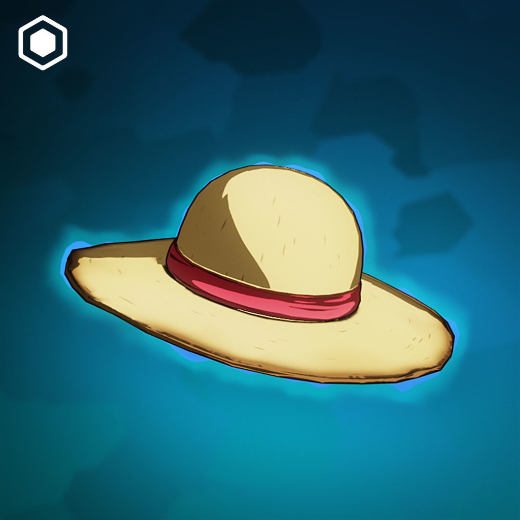 麦わら帽子 | Straw Hat | VRChat Asset + Blend File