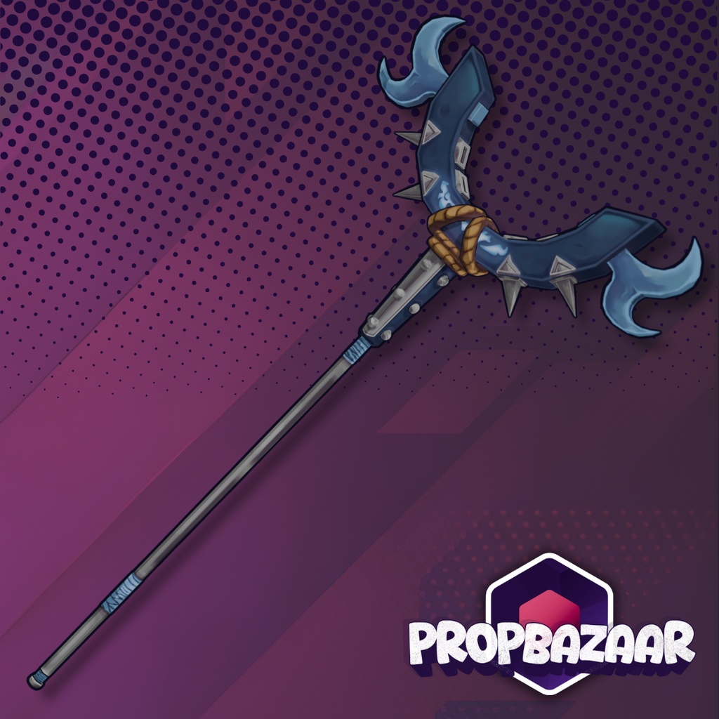 Vital Instrument スタッフ | VR Chat アセット + Blend ファイル