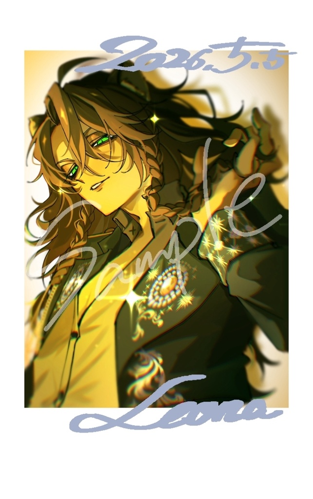 ブレジュチェキ風カード(♠️🦁👑🐉🦇⚔️⚡️) 各150円