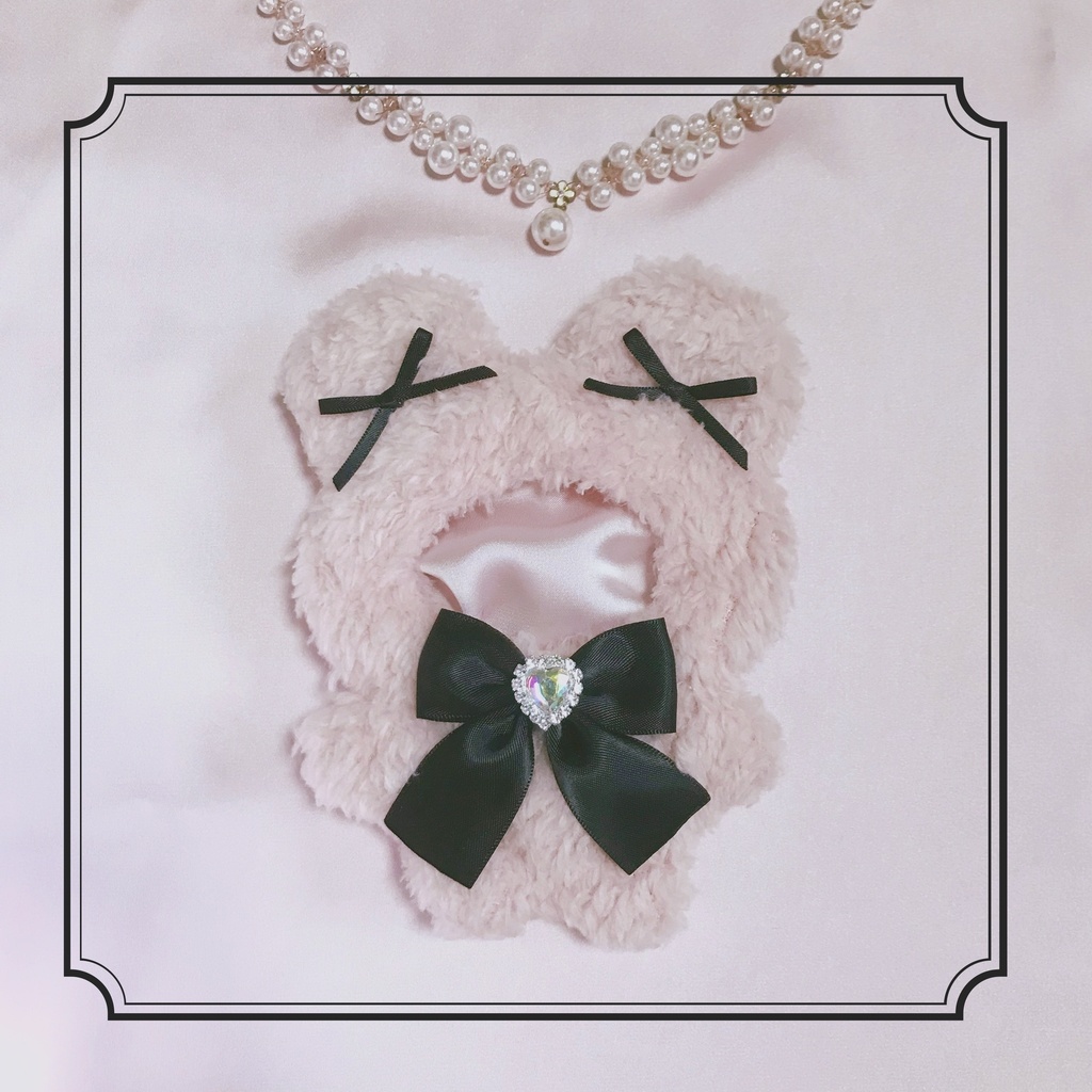 【ぬい用きぐるみ】mofly_teddy＊ストロベリー